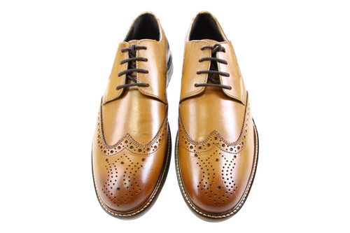 John white men brown leather - men's,