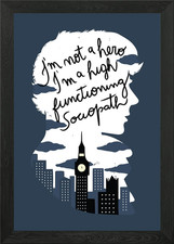 Sherlock Holmes Quotes Framed
