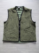 Beaver of Bolton Vest Mens 44 Green Corduroy Waistcoat Country Hunting Gilet
