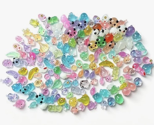 100pcs luminous mini - mini, resin