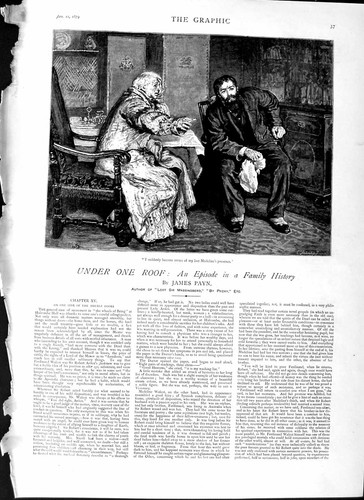 Original old antique print - old,