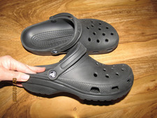 CROCS BLACK SHOES Clogs Mens SIZE UK 8 Vgc Classic Style US9
