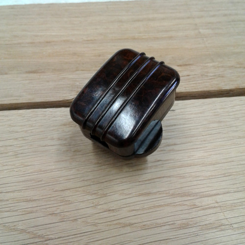 Vintage mottled brown bakelite - vintage,