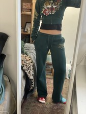 Dark green Ed Hardy tracksuit
