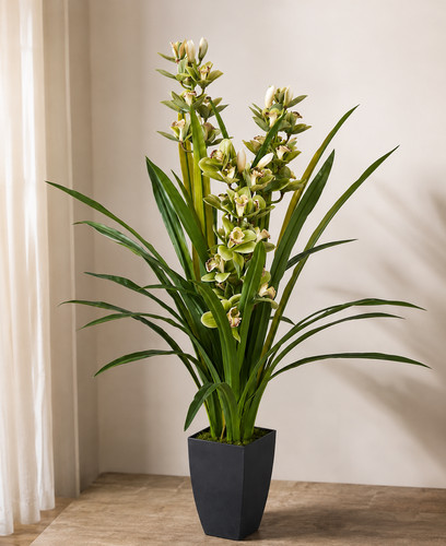 Artificial cymbidium orchid - cymbidium,