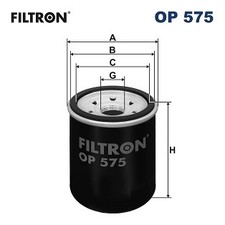 575 filtron oil filter for - op,