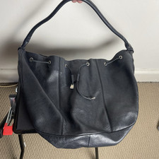 Oroton Leather Handbag Black
