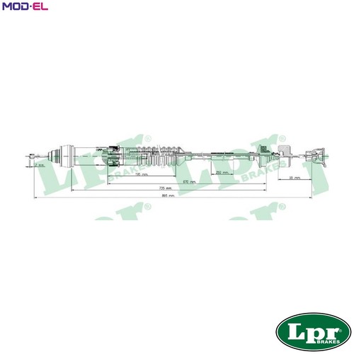 Cable pull clutch - pull,