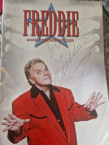 Freddie starr signed annual - signed,