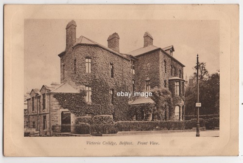 Old postcard victoria college - postcard,