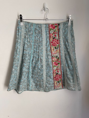 Noa embroidered wrap skirt - embroidered,