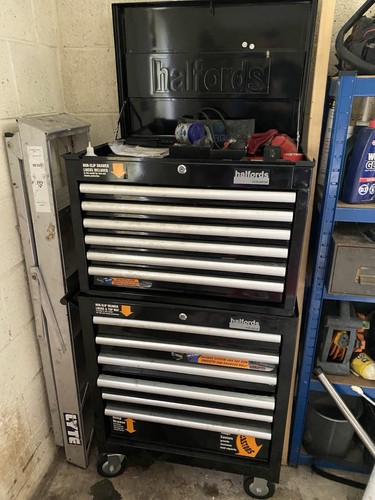 Halfords tool chest - chest, with