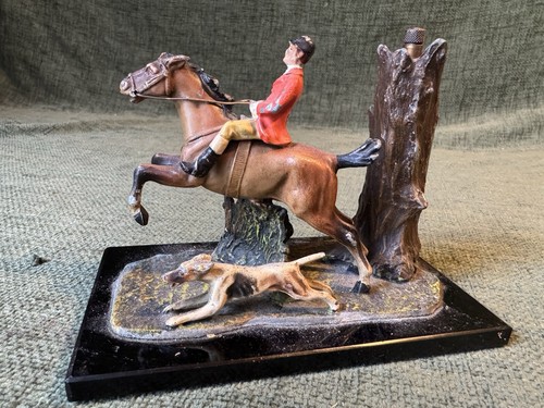 Antique match striker horse - antique,