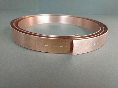 Copper earthing strip bare - copper,