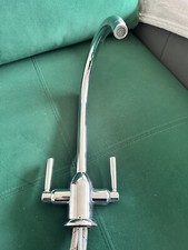 Carron Phoenix Twin Lever Chrome Kitchen Tap