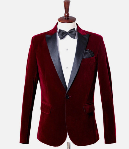 Men velvet peak - velvet, lapel