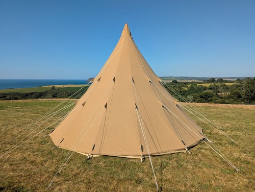Canvas tipi tent extra large - tipi,