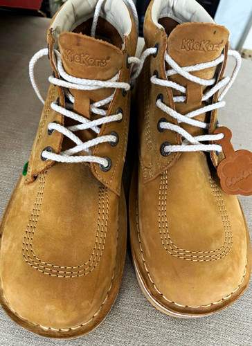 Kickers kick tan leather - kick,