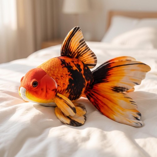 Soft stuffed goldfish - soft,