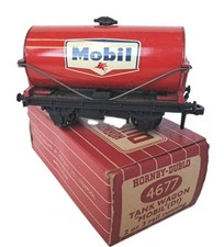 Hornby Dublo 4677 Mobil Tank Wagon D1 2 Or 3 Rail Boxed OO Great Condition 