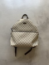 Gucci Supreme GG Monogram Beige Backpack