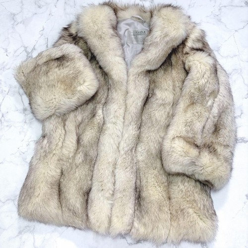 Emba fox fur - coat, plush
