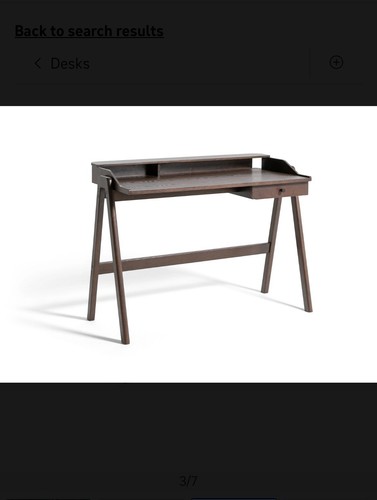 Habitat walnut desk - habitat,