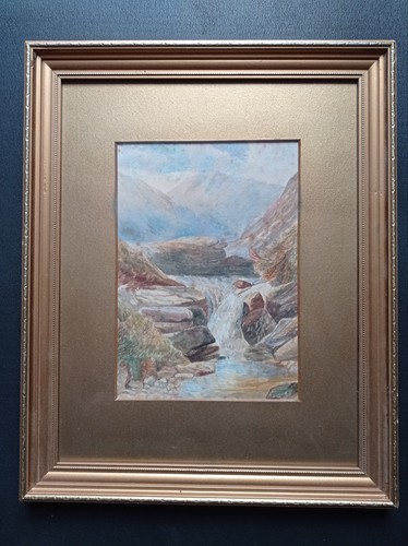 Old original watercolour - original,