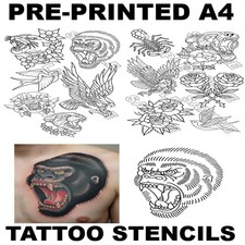 Pre-Printed Tattoo Stencil