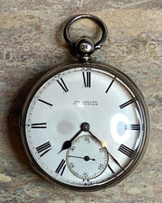 1873 Silver Fusee pocket watch