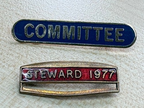 Vintage pin badge blue - badge,