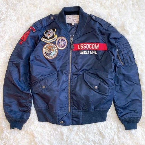 Avirex flight jacket - avirex, navy
