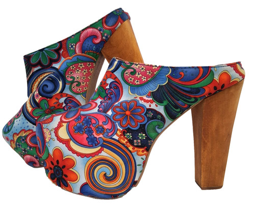 Enigma high heels - heels, wood