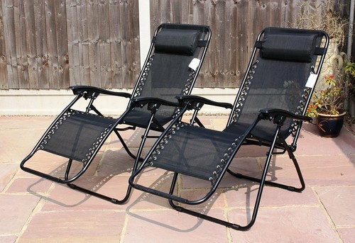 Reclining sun lounger - x,
