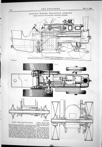 Old 1888 engineering spring - 1888,