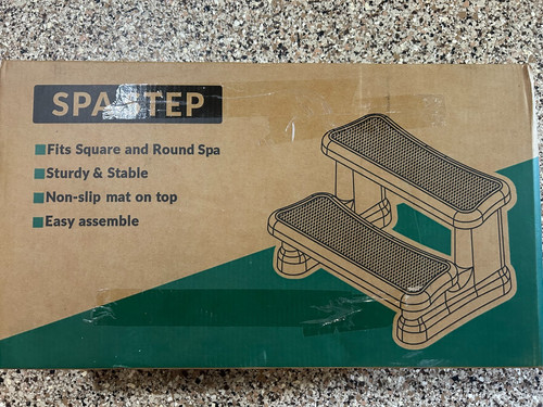 Outdoor hot tub steps - hot,