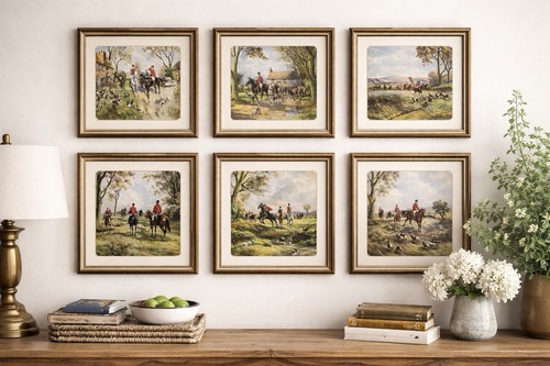 Vintage manor craft - manor, fox