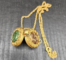 Vtg Koscot Goldtone Solid