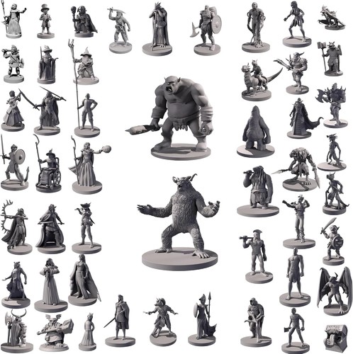 Unique miniatures fantasy - 50,