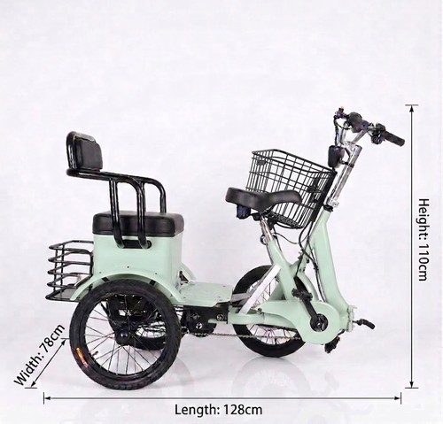 Electric trike inch 48v - trike, 18