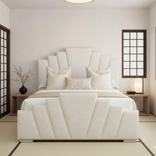 Luxury crown bed with ottoman - luxury,