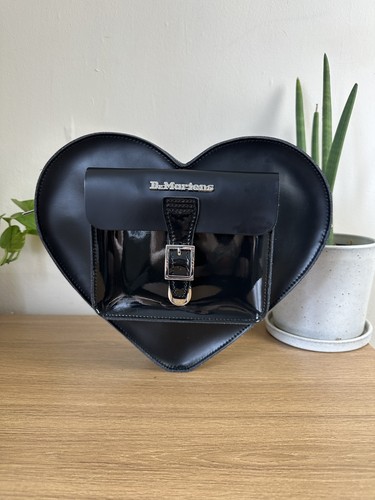 Martens heart black smooth - dr,