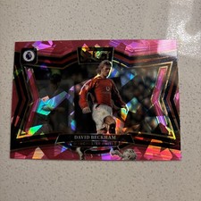 David Beckham 2024-25 #246 Panini Select Premier League Field Level Pink Ice SP