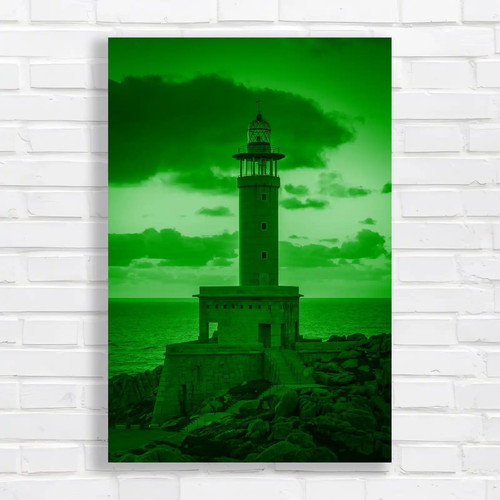 Vibrant sunset lighthouse - sunset,