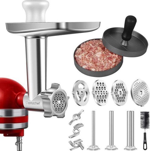 Meat grinder attachment for - meat,