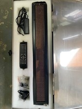 LED scrolling message sign with stainless steel case read condition