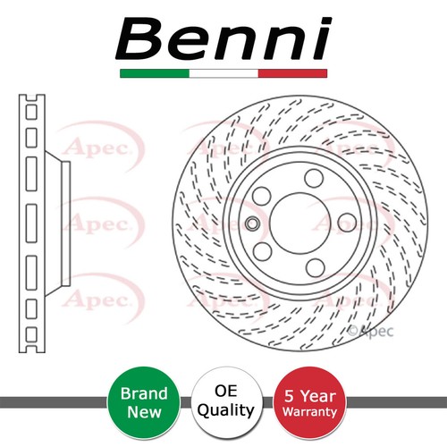 Brake disc front left - front, benni