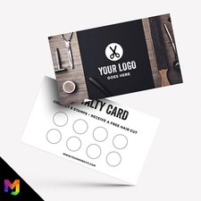 Custom Loyalty Card Printing |  Barber / Salon / Hairdresser Business 04