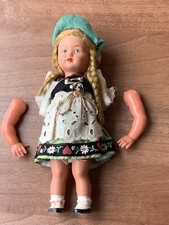 Vintage Doll In Swiss National