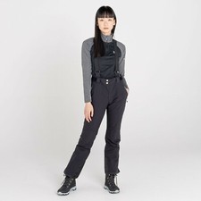 Womens DARE2B EFFUSED II BLACK Stretch Ski Pant 8 - 20 - SHORT LEG